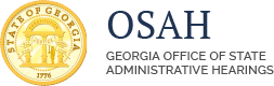 OSAH Georgia office of state administrative hearings